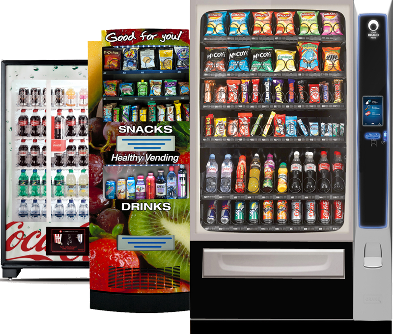 snacks and drinks vending machines